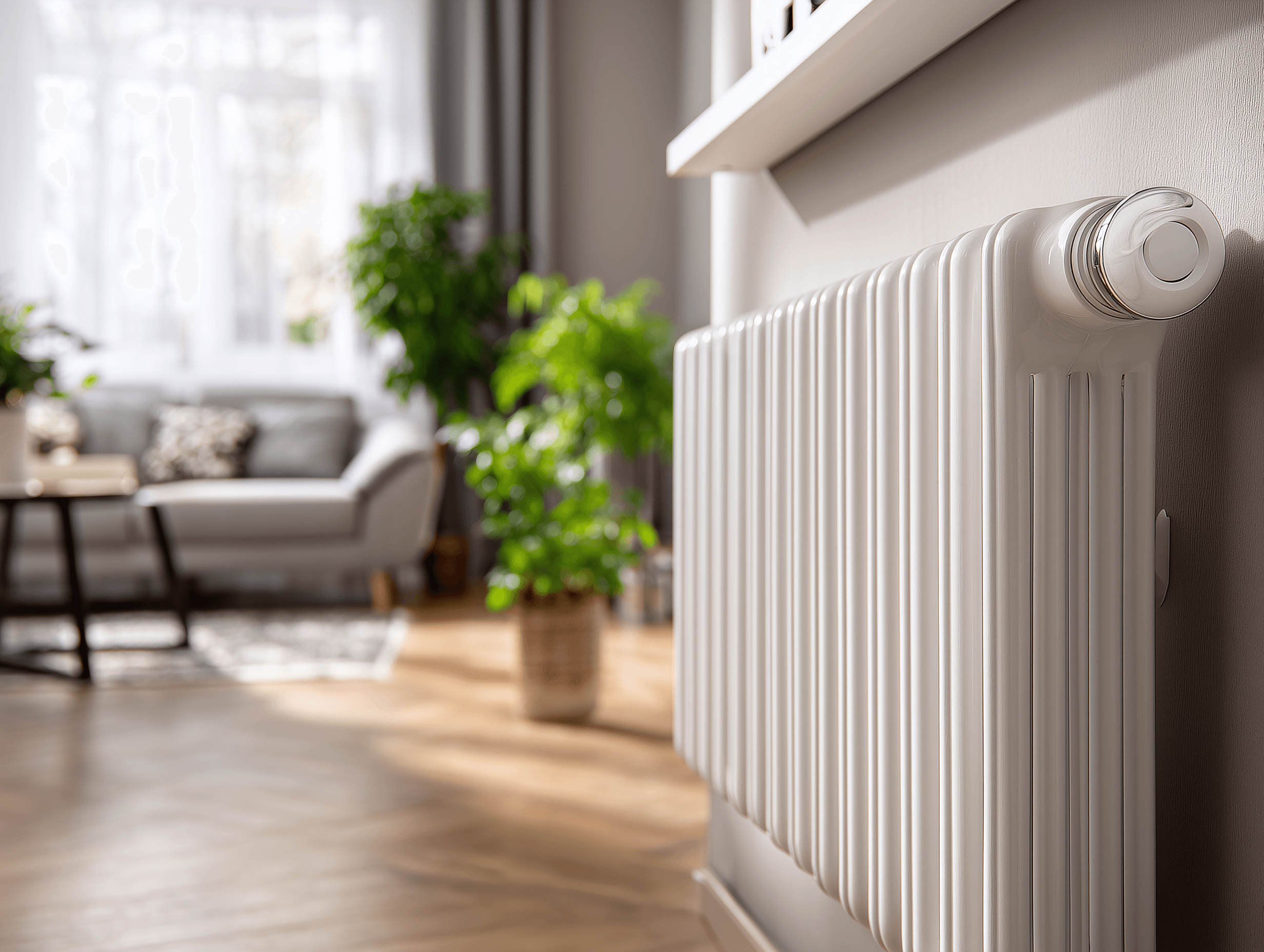 Système de chauffage central et radiateurs modernes
