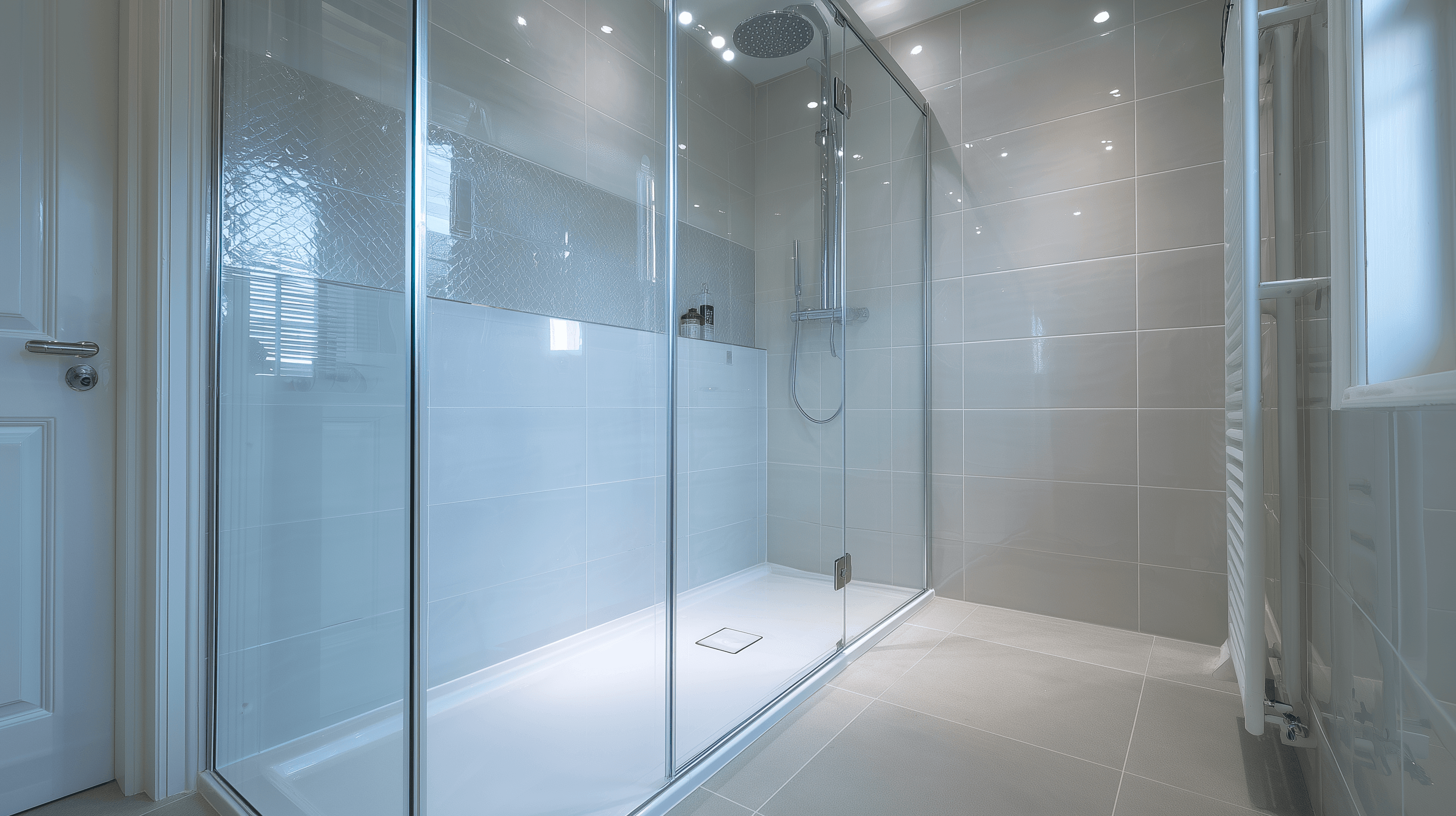 Création de douche italienne sur mesure et robinetterie design